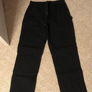 Black Carhartt work pants